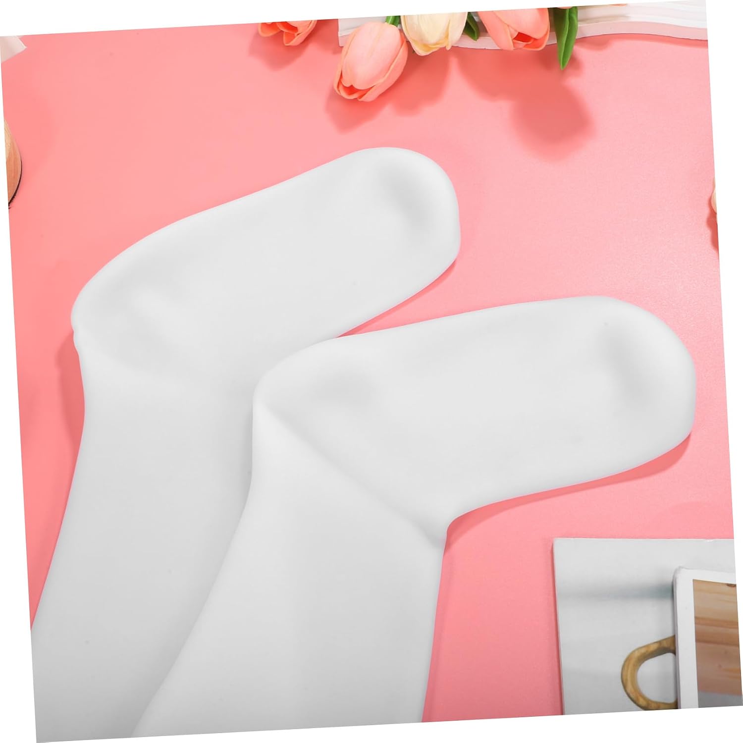 Outanaya Moisturizing Foot Socks for Spa Pedicure Care Long Gel Socks for Cracked Heels Repair Breathable and Snug Fit for Overnight Use for Softening Dry Feet
