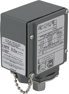 Telemecanique Sensors 9012GAW2 Single-Stage Diaphragm-Actuated Pressure Switch, 1-40 Psi Press. Range, Nema 4, 4X, And 13 Enc., 1/4