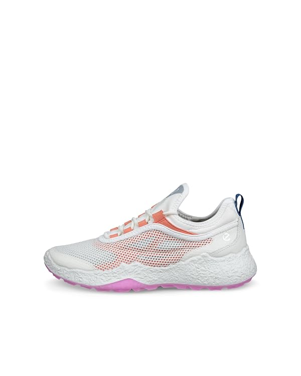 ECCO Women's Biom Hybrid 5 Mesh Golf Shoe, White/Burnt Coral/White, 6-6.5 by ECCO - Image 2