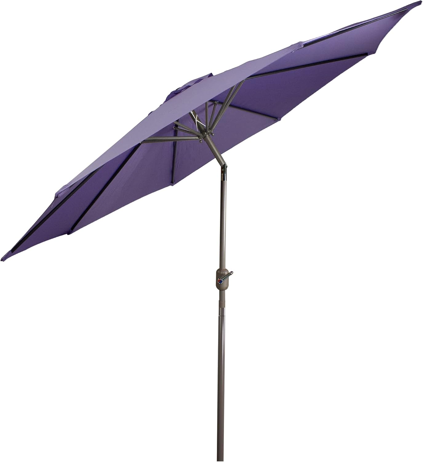 Northlight 9ft Outdoor Patio Market Umbrella with Hand Crank and Tilt - Purple