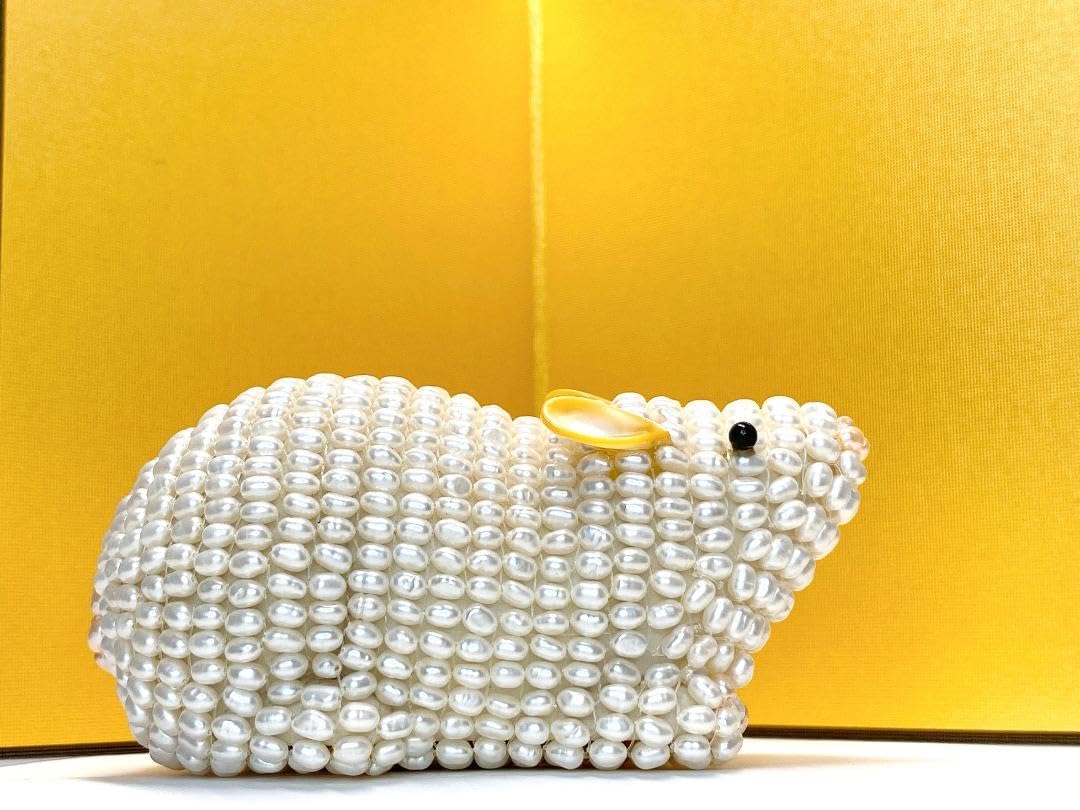 Amazon.co.jp: ネズミ タンスイパール 置物 F : ホーム＆キッチン