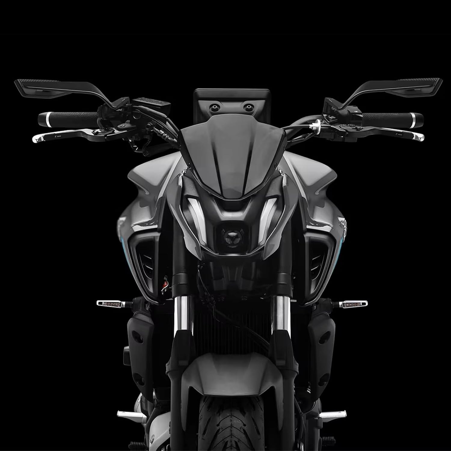 For TRACER 9 GT TRACER 900 GT TRACER 7 GT 7GT TRACER 700 GT 2025 Motorcycle Invisible Winglet Mirror Kit Adjustable Rearview Mirror Wind Wing Reflector 2019-2025 Motorcycle Accessories (Blue lens)
