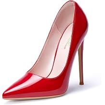 GENSHUO Womens 4.7 Inch Pumps Pointy Toe Stiletto Sexy High Heels Work Party Wedding Shoes