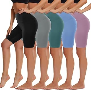 5 Pack Biker Shorts Women - 5