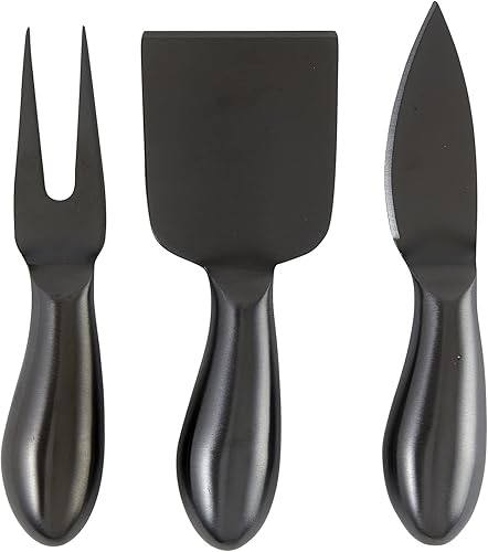 Santa Barbara Design Studio Set de regalo Kitchen Essentials TableSugar Caja de regalo de libro de cartón blanco y negro, 3 piezas, cuchillos de