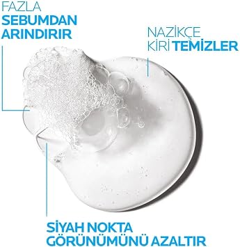 La Roche Posay Effaclar Yağlı ve Akne Eğilimli Ciltler İçin Yıkama Jeli, 400 ml