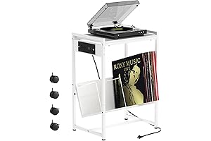 Multifunctional Turntable Stand with Charging Station