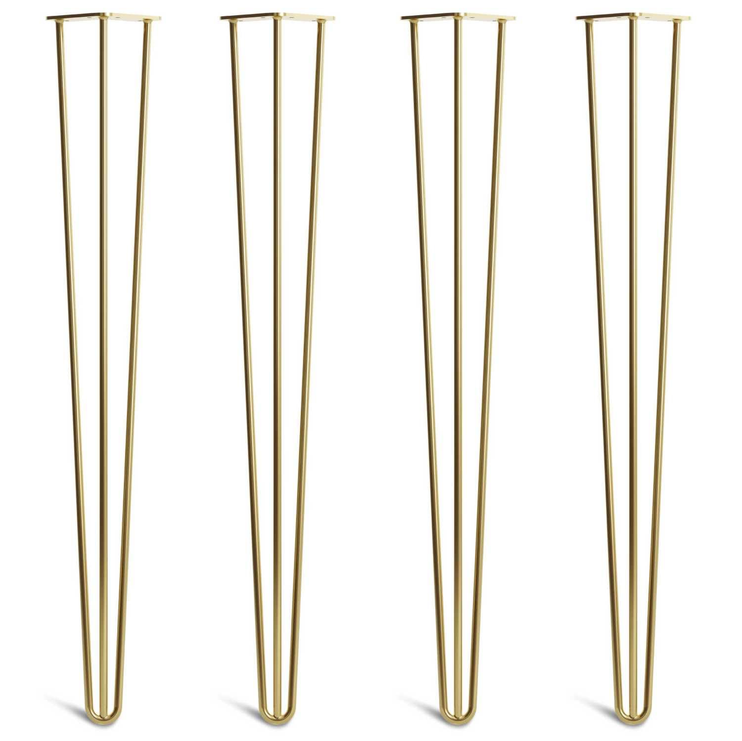 Breakfast Bar Hairpin Legs, 86cm, Gold