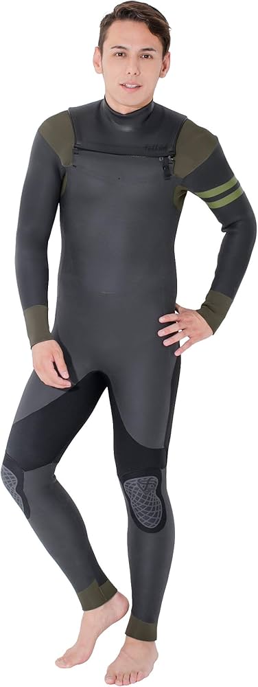 Amazon | FELLOW セミドライスーツ ウェットスーツ チェストジップ 