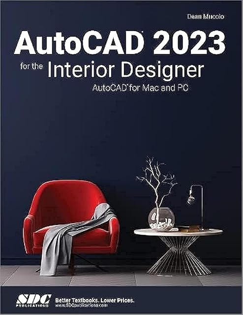Portada de AutoCAD 2023 for the Interior Designer: AutoCAD for Mac and PC