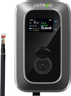 EV-Ladegerät 22KW dreiphasig - Typ 2, 32A, Kabel 8M - Schnellladestation IEC 62196-2 Wallbox