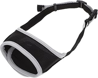 Ipetboom Muzzle Cover Dog Grooming Supplies Pet Anti Barking Dog Mussels for Dogs Funny Puppy Mouth Protector Outdoor Dog Supply Anti bite Dog Breathable Metal