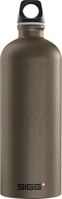 SIGG Traveller butelka na napoje (1 l), nie zawiera substancji szkodliwych i szczelnej butelki, lekka jak piórko butelka z aluminium