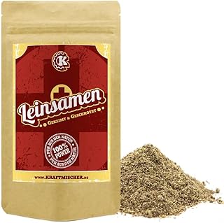 Leinsamen gekeimt & geschrotet Bio 500 g – Bio Leinsaat geschrotet – reich an Omega-3 & Ballaststoffen – Leinsamen für Müsli, Smoothies & Backen – DE-ÖKO-007
