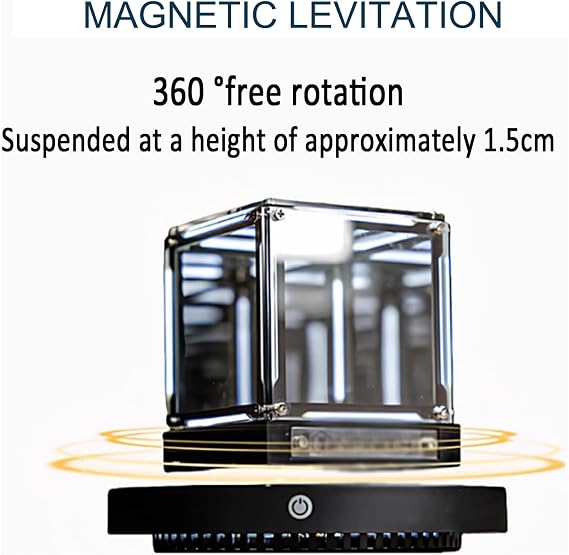 Infinity Hypercube Led Light, Hypercube Ornament, 360 ° Free Rotation, Suspended Height Of 1.5 Cm, Hypercube Ornament, Breaks Soothes, for Tech Enthusiasts