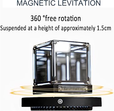Infinity Hypercube Led Light, Hypercube Ornament, 360 ° Free Rotation, Suspended Height Of 1.5 Cm, Hypercube Ornament, Breaks Soothes, for Tech Enthusiasts