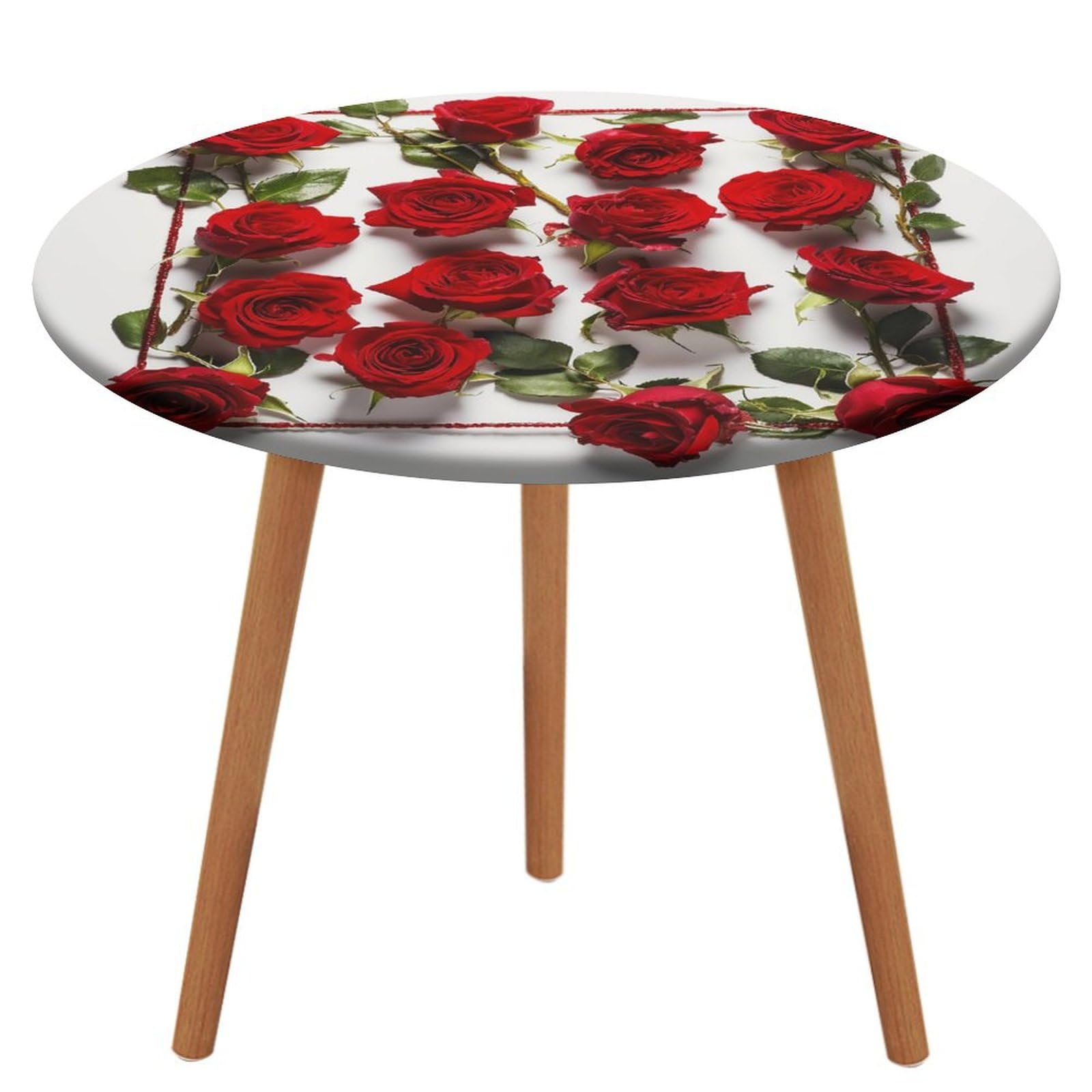 Nappe de table ronde extensible de 101 à 129 cm