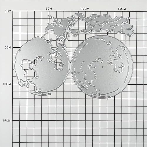 Miniatura 5 de Troqueles de corte de metal de luna llena de Halloween para hacer tarjetas, kit de troqueles en relieve de papel, suministros de bolsillos