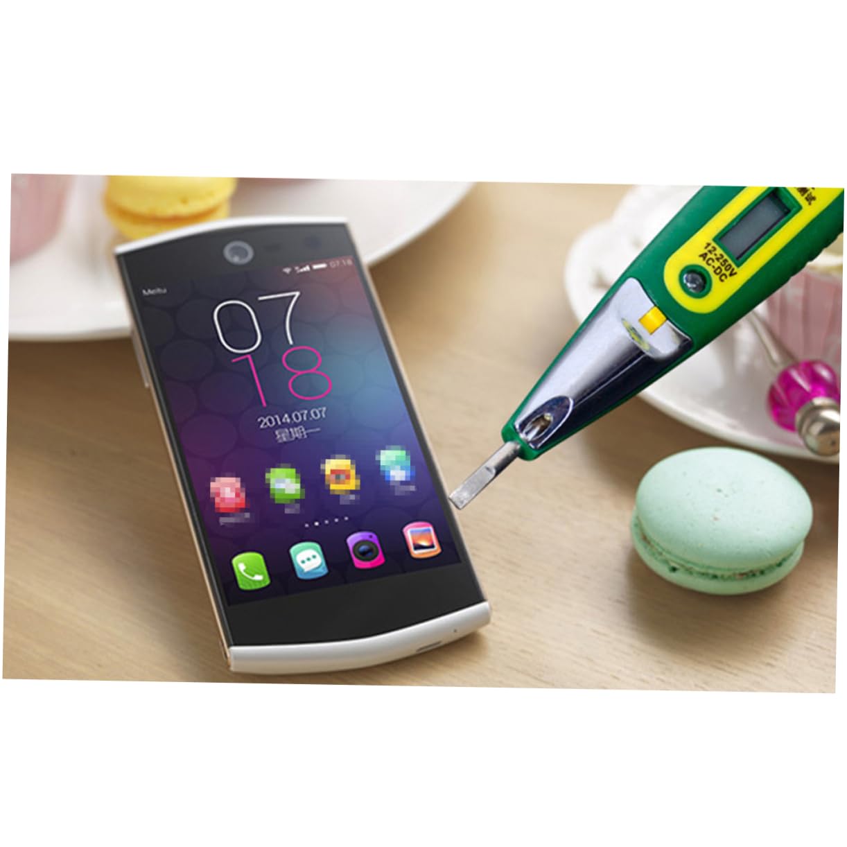 DIYEAH Voltage Tester Pen Detector Test Tool Digital Display Induction Pen Non- Electrical Detector