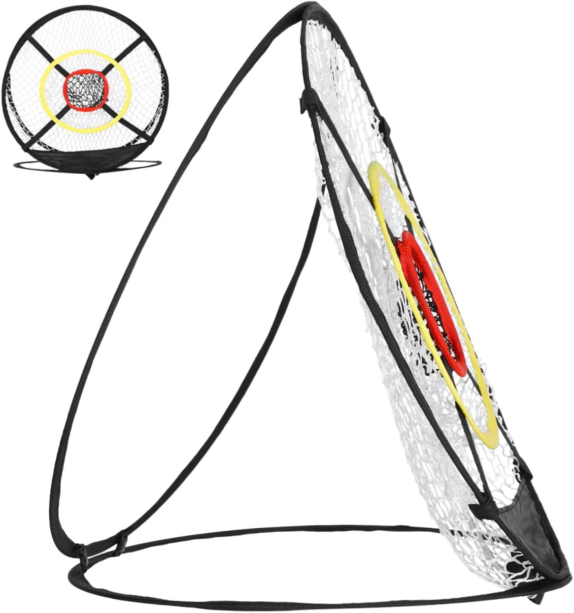 Golf Chipping Net High-Resilience Practice Net for Use for Skill Levels Portable Design Collapsible Features for Easy Storage and Travel
