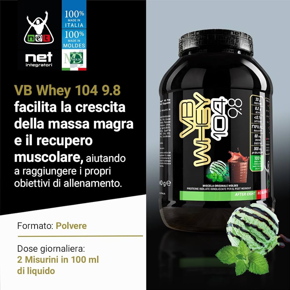 Calorie In Net Integratori VB Whey 104 9.8 E Valori Nutrizionali - Foto 4