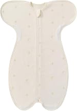 Hugmuu Swaddle Cotton Swaddle Partial Mesh Newborn Morrow Reflective Sleepwear Night Crying Double Zipper (OrnamentGoldStar, M)