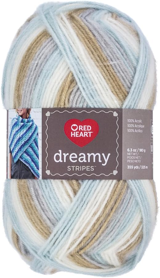 Red Heart Dreamy Yarn, Denim