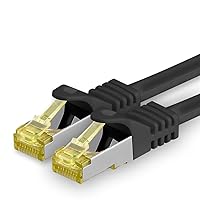 1aTTack.de Cavo di rete Ethernet Lan Cat.7 SFTP spina RJ45 Cat6a doppia schermatura