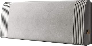 LIANGJUN Headboard Bed backrest Cushion, Large Backrest Reading Pillow, Head Anti-Collision Upholstered, Home Bed Decoration for Hotel Bedroom, Washable Cover, 6 Colors
