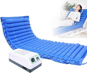 Bed Sore Cushion, Pressure Relief Mattress Topper, Alternating Air Pressure Mattress with Pump, Anti-Bedsore Bedding Inflatable Mattress Waterproof Mattress for Elderly W110cm