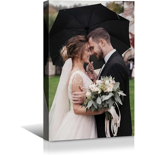 Denozer Custom Photo Canvas Prints Personalized Wall Art Gifts | Gallery Wrapped, 1.5 Inch Solid Pine Frame, Fade Resistant, HD Printing, Made in USA, Multiple Sizes, Ready To Hang