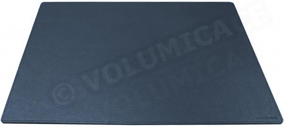 Extra Large Desk Pad Hard Leather bleu-marine Beaubourg