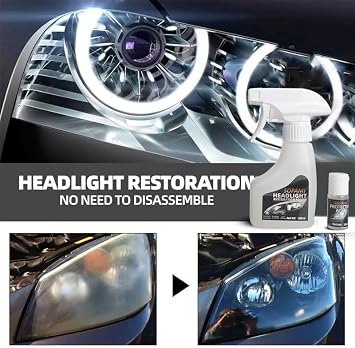 SOPAMI Car Headlight Restoration Kit, Automotive Headlight Cleaner