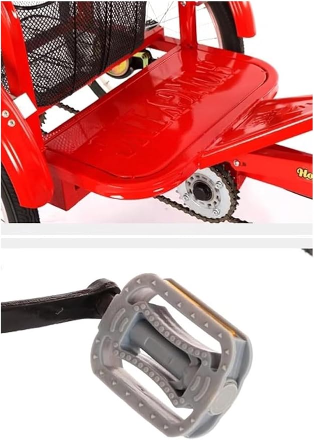 Triciclo para adultos plegable de 3 ruedas, rojo 20 pulg miniatura 5