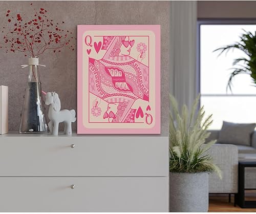 Miniatura 6 de Decoración retro rosa para habitación de niñas, lienzo moderno y bonito póster estético para decoración de pared, impresión artística para el hogar,