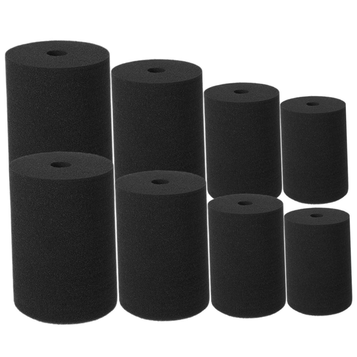 TEHAUX Cylinder Sponge Inserts 8 Pack Large Sponges for Cup Turner Sturdy and Elastic for