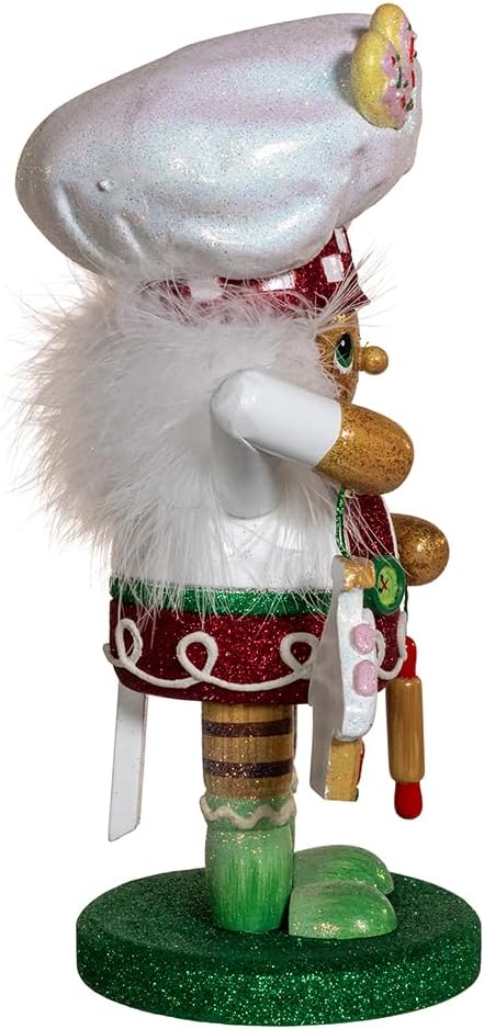 Kurt Adler 10-inch Hollywood Nutcrackers™ Gingerbread Baker Boy Nutcracker