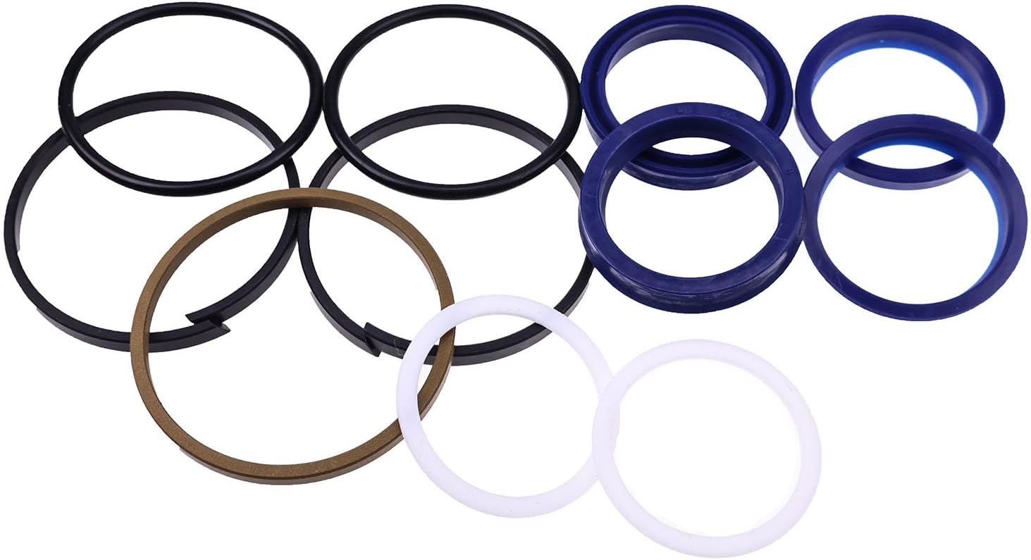 HOLDWELL Power Steering Cylinder Seal Kit 83957762 compatible with Ford Tractors 3230 3430 3930 4130 4630 4830 5610 6610 6810 7610 7710 7610S 7810S 8010 TB80 TB85 TB90 TB100 TB110 TB120