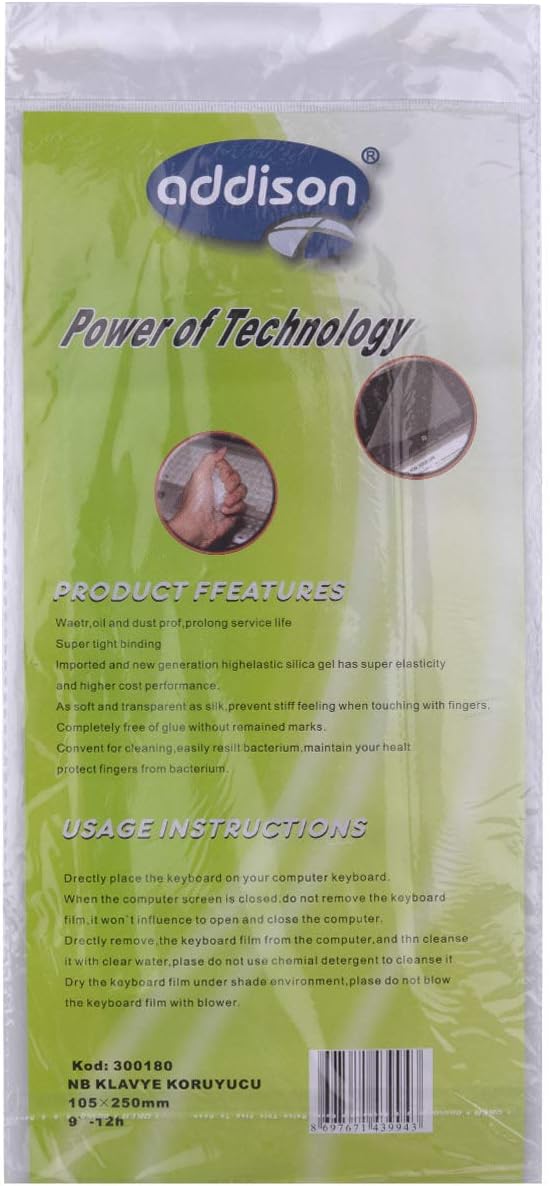 Addison 300180 9"-12.1" Notebook Keyboard Protector