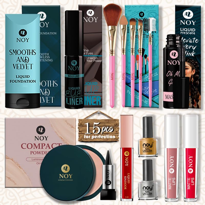 NOY Complete Makeup Kit Combo For Women Perfect Set For Glowing Skin & Beauty-image-43