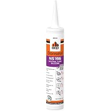 DCP Donseal NS196 Silicone Caulk Sealant 100% Silicone Tube for Bathroom, Kitchen, Outdoor, Bathtub and Window Seal, 10.1 fl oz White