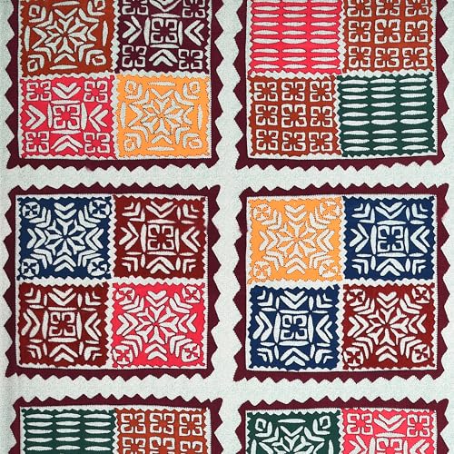 Image of JAIPUR PRINTS 100% Cotton Bedsheet for Double Size Bed with 2 Pillow Covers Rajasthani Jaipuri Printed 90x100 inch 235x215 cm (Brown)