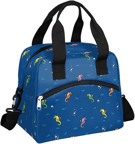 Miniatura 8 de Bolsa de almuerzo aislada para mujeres y hombres, bolsa de pollo a prueba de fugas, grande, reutilizable, para adultos, con correa ajustable para el