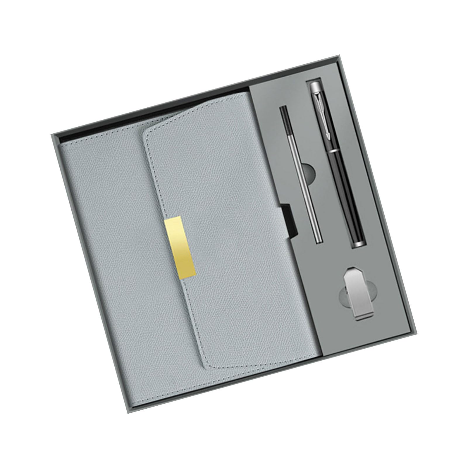 Notizbuch Set mit Stift und Box PU Leder Journal Notebook 100 Blatt Schreibbedarf für Schule Büro