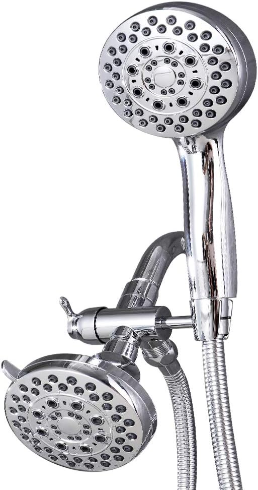 Black Friday Sale 2022 Shower Head with Handheld Shower, Solid Brass 3 Way Shower Diverter, 5 Settings Rain Shower Head Combo with 2M Shower Hose, High Pressure 4 Face Shower Head, All Chrome Finish Crazy Clearance Shower Head with Handheld Shower, Solid Brass 3 Way Shower Diverter, 5 Settings Rain Shower Head Combo with 2M Shower Hose, High Pressure 4 Face Shower Head, All Chrome Finish