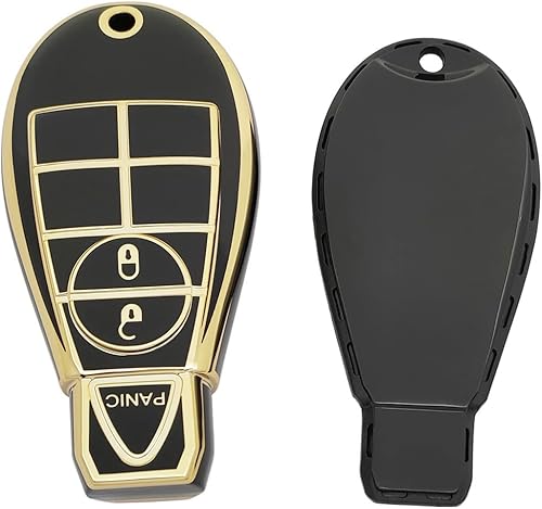 Miniatura 5 de TPU Key Fob Cover fit for Dodge Ram Truck Challenger Durango Grand Caravan Journey Chrysler 300 Jeep Charger Key Fob