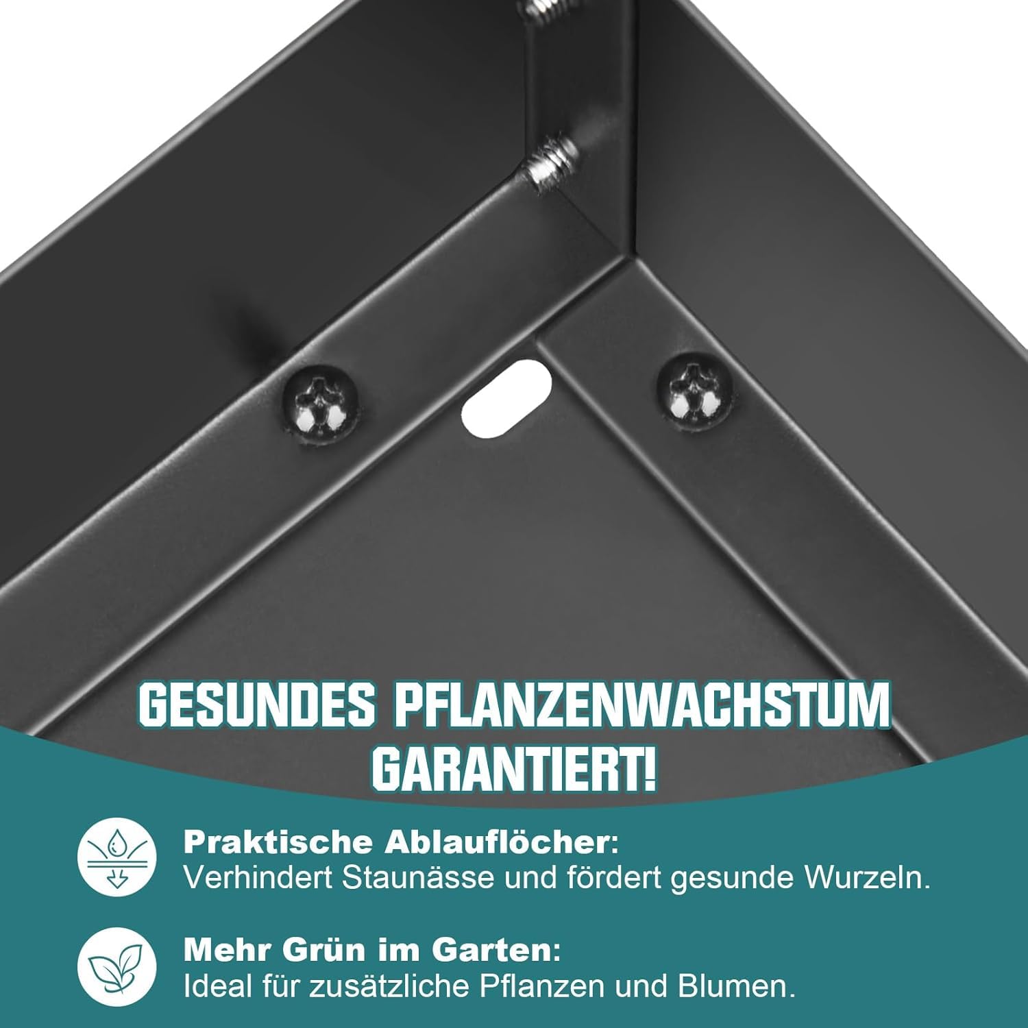 Mähroboter Garage mit Pflanzbeet 80x66x48cm Dach Carport für Rasenmäher | Metall Regenschutz Rostfrei Witterungsbeständig Sonnenschutz Universal Überdachung Unterstand Rasenmähroboter