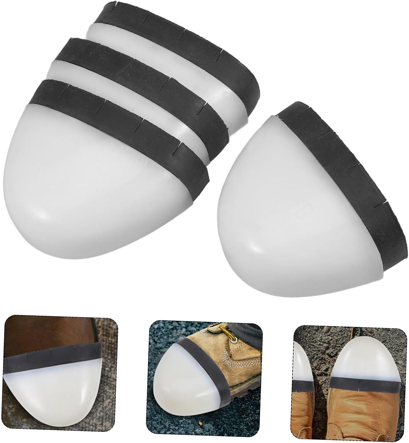 ABOOFAN 4pcs Shoe Accessories Plastic Toe Guard Protective Toe Covers Safety Shoes