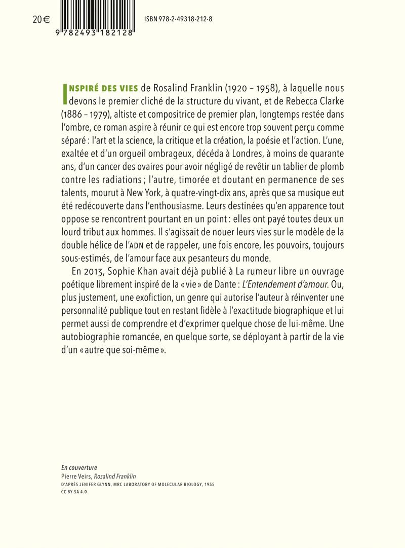 Sir Rebecca Clarke ou La double hélice: roman