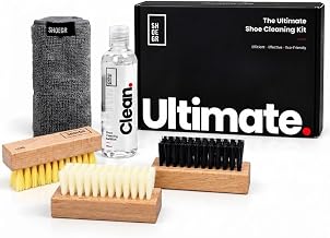 SHOEGR Sneaker Cleaner Kit | Ultimate Kit for Sneakers, Suede, Nubuck, Canvas, Knit & Trainers | Shoe Cleaning Kit with Premium Shoe Cleaning Solution, Deep Clean Shoe Brush & Microfiber Towel